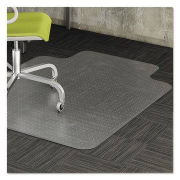 Alera® Moderate Use Studded Chair Mat For Low Pile Carpet, 45 X 53, Wide Lipped, Clear freeshipping - TVN Wholesale